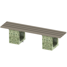 ławka betonowa elegant
