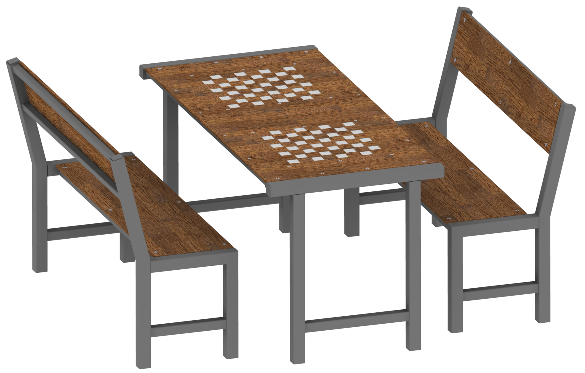 stół z ławkami Senior